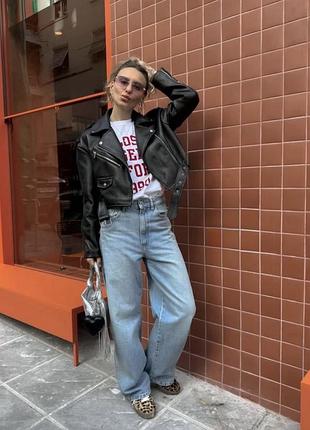 Джинси блакитні baggy zara