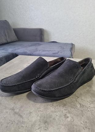 Продам замшевые туфли-мокасины