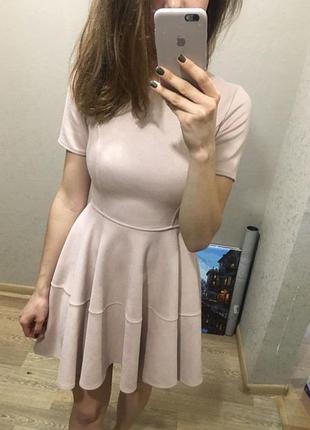 Сукня замшева, нарядна