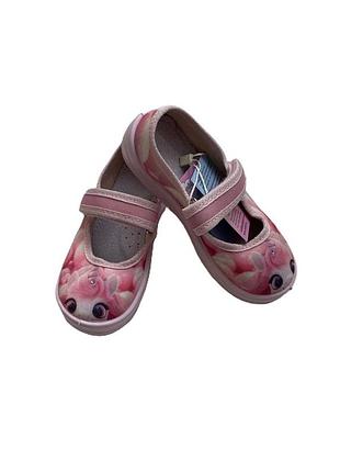 Текстильные тапочки для девочки "waldi", алина розовая 070904 розовая подошва единорог