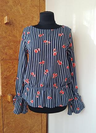 Брендова віскозна трикотажна блуза блузка