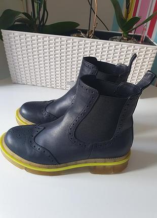 Кожаные ботинки украинского бренда fatyanova