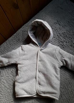 Кофтинка двусторонняя george размер 3-6 м