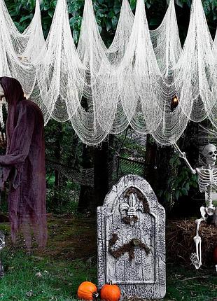 Ткань хэллоуин 1 штука 180 на 80 см белый