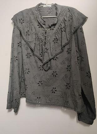 Блуза из прошвы