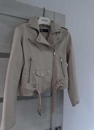 Шкіряна куртка zara