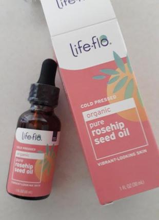 В наявності органічна олія насіння шипшини life flo iherb айхерб