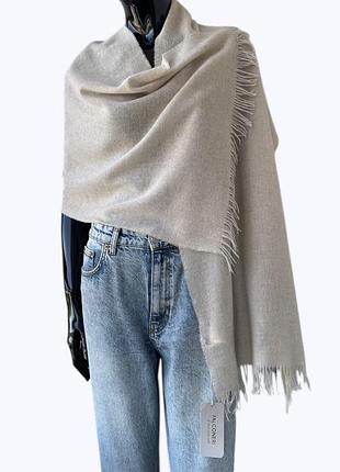 Новий вовняний шарф палантин шаль вовна falconeri italy новый шерстяной шарф палантин шерсть