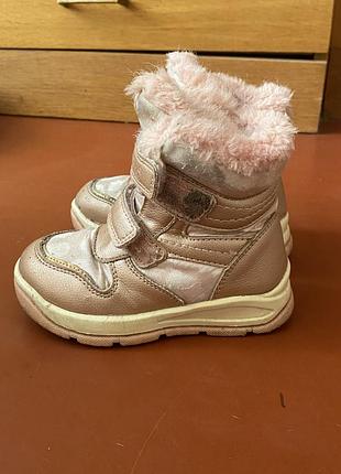 Теплые зимние сапоги 15.5 см clibee