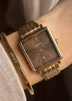 Годинник burker daisy gold brown оригінал