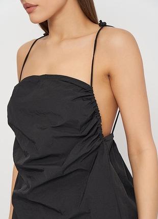 Коротка сукня на бретелях zara