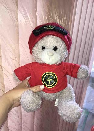 Мягкий мишка stone island.