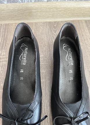 Жіночі туфлі устілка 23см, натуральна шкіра на платформі, італійське взуття