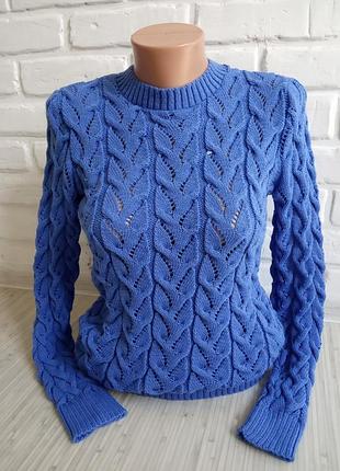 Жіночий ажурний светр в'язаний різні кольори новинки сезону