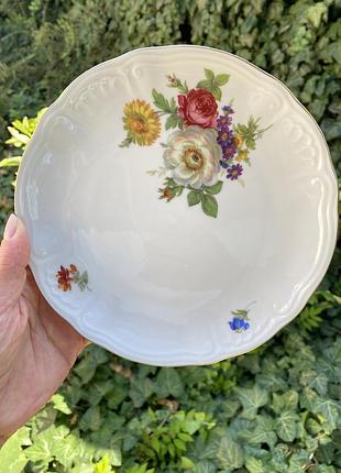 Винтажные фарфоровые тарелки wunsiedel