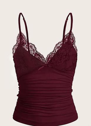 Червоний топ