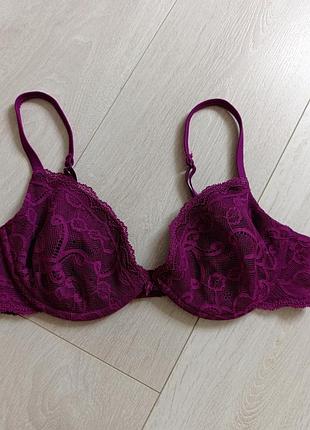 Бюстгальтер ажурный бюст кружевной лиф кружевый intimissimi 85a 80b