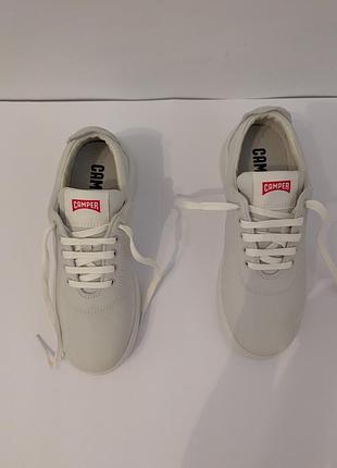 Кроссовки женские camper, 37, кожа,серые, кроссовки,кемпер, кожаные, кроссы,кроссовки,кожа,белые,подошвы,снекерсы,снекеры