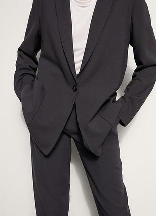 Піджак massimo dutti сірий