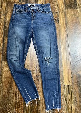 Джинси сині жіночі zara 36р.