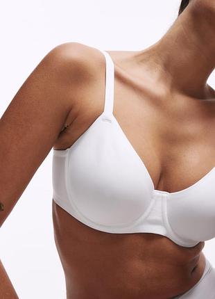 Безшовний білий бюстгальтер marks and spencer flexifit