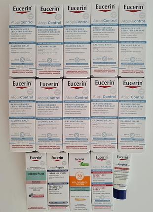 Набор бальзам для атопической кожи тела eucerin atopicontrol balm lightatchure