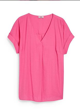 Блуза c&amp;а новая, размер 56-58, цвет розовый.