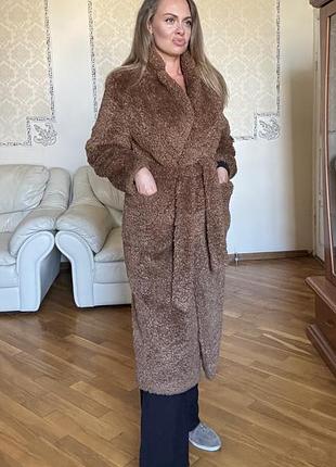 Шубка із натурального хутра шуба тедді хутрянна шуба із овчини