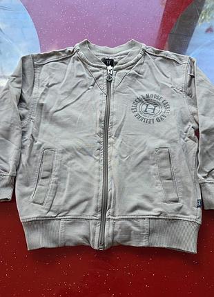 House кофта на молнии зипка мальчику 2-3 г 92-98 см