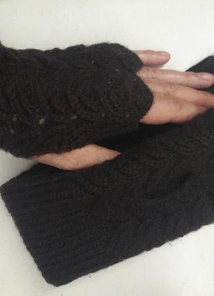 Митенки длинные теплые рукава!