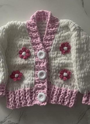 Кардіган для маленьких дівчат