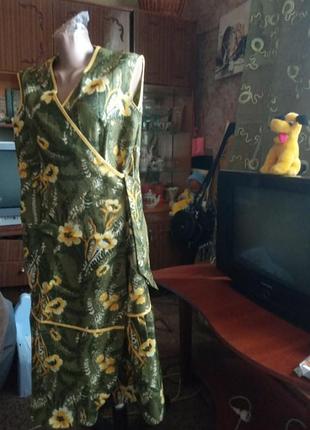 Платье халат на запах