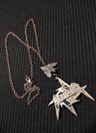 Цепочка с подвеской кулоном metallic