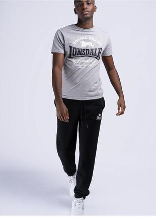 Мужские брюки на флисе lonsdale черные новые размер s