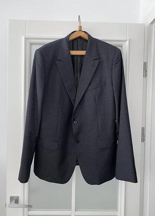 Мужской дизайнерский шерстяной пиджак блейзер dolce &amp; gabbana made in italy size xl