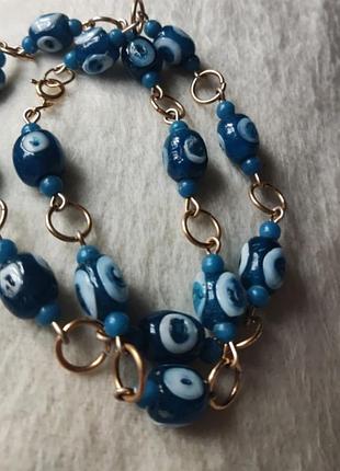 Колье из стеклянных наммыстин