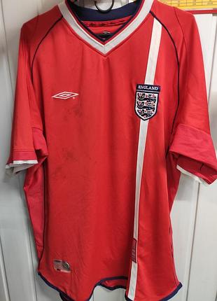 Спорт выездная футболка umbro сб Англии 2001-2003..л-хл