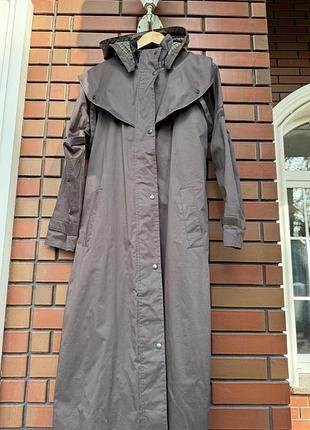 Плащ на утеплювачі вінтаж коричневий