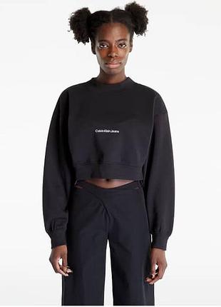 Худі calvin klein jeans, чорне, розмір xs
