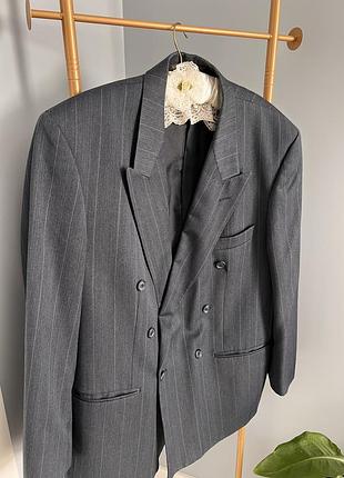 Двобортний піджак вінтажний marks&spenser made in united kingdom