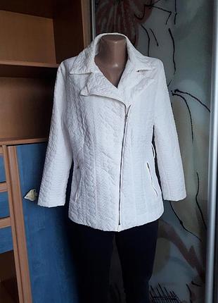 Тонкая, лёгкая демисезонная стёганая куртка, косуха, 46-48-50, полиэстер