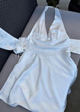 Сукня зара сатинова коротка