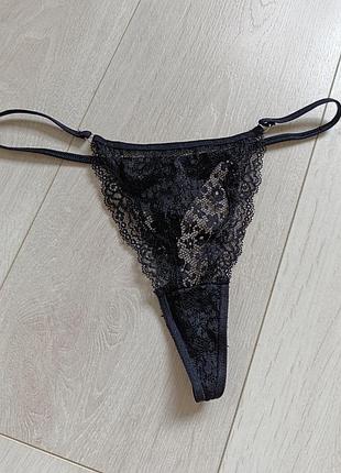 Круговые трусики ажурные стринги кружевные бикини primark cares m м 10 38 46