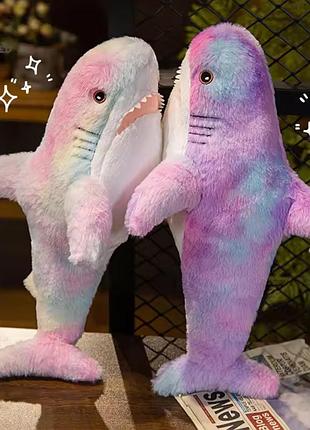 Новенька мʼяка іграшка акула 60 см, акулка