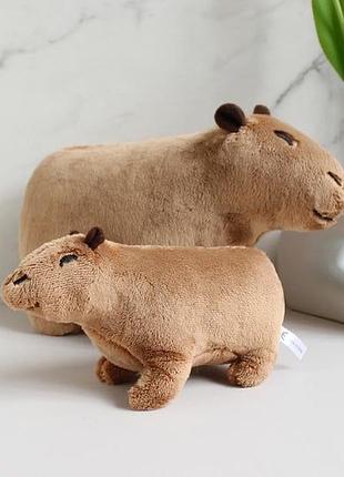 Мʼяка іграшка капібара, плюшева капібара