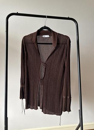 Кофтинка кардиган на завʼязках легка