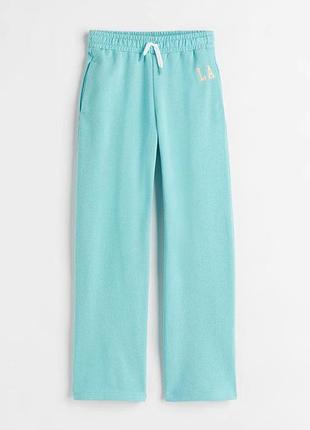 Брюки джоггеры (петелька, двунитка) h&amp;m на девочку подростка р.158, 12-13 лет, 76019