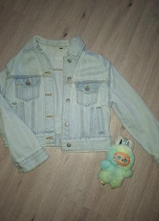 Джинсова курточка 134 см