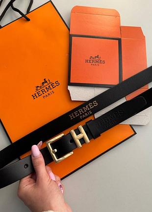 Ремень классический 3см из натуральной кожи туречна, ремень кожаный черный золото женский, пояс натуральная кожа унисекс