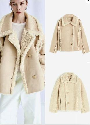 Новая дубленка шуба h&m оригинал